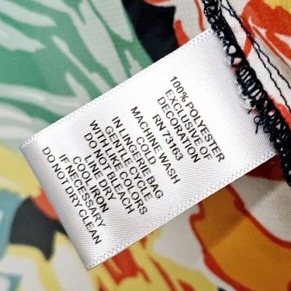 NWOT Melissa Paige Womans Green Blue Floral Sheer Long Swimsuit Cover Up Wrap - Picture 2 of 4